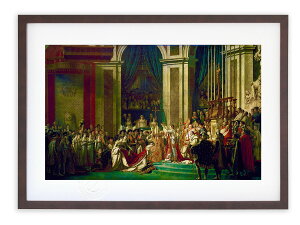 【抽選ポイント100%バック】版画 絵画 名画 アルプスを越えるナポレオン ジャック=ルイ・ダヴィッド インテリア 壁掛け 額入り アート アートパネル モダン アートフレーム おしゃれ