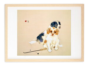 【抽選ポイント100%バック】版画 絵画 名画 日本画 炉辺 (ろへん) 竹内栖鳳 インテリア 壁掛け 額入り アート アートパネル モダン アートフレーム おしゃれ