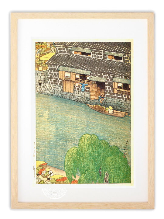 楽天市場】川瀬巴水 版画 絵画 名画 日本画 ＜東京十二題＞だいこんが 