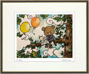 【抽選ポイント100%バック】絵画 KANNA えほんよんでね インテリア 壁 に飾る絵 リビング 玄関 ギフト 子ども部屋 かわいい 元気になる絵 プレゼント アート フレーム付 壁飾り 額縁付き 御祝