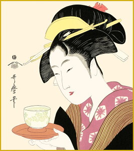 【抽選ポイント100%バック】色紙 色紙掛けなし 色紙絵 和風 難波屋おきた モダン 掛軸 床の間 和室 おしゃれ 壁掛け 絵