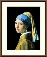【スーパーSALE10％OFF】10年保証 名画 油絵 真珠の耳飾りの少女 ヨハネス・フェルメール 手彩仕上 高精…