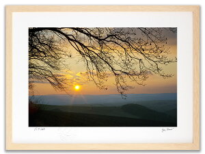【抽選ポイント100%バック】アートフォト 絵画 壁掛け 日没(Sunset 2013)/インテリア 壁掛け 額入り 額装込 風景画 油絵 ポスター アート アートパネル リビング 玄関 プレゼント モダン アー