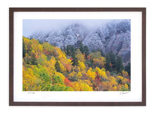 【抽選ポイント100%バック】アートフォト 絵画 秋と冬の対面 上富良野町 高橋真澄 インテリア 額入り アートパネル リビング 玄関 プレゼント モダン アートフレーム おしゃれ 壁掛け 絵