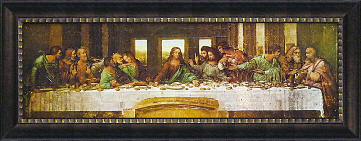 楽天市場 絵画 Llサイズ レオナルド ダ ヴィンチ 最後の晩餐 インテリア 壁掛け 額入り 額装込 風景画 油絵 ポスター アート アートパネル リビング 玄関 プレゼント モダン アートフレーム おしゃれ 飾る 4lサイズ 巣ごもり 絵画 壁飾り 風景専門店あゆわら