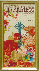 【抽選ポイント100%バック】絵画 ベラ ドス サントス ザ キー トゥ ライフ/インテリア 額入り 額装込 風景画 油絵 ポスター アート アートパネル リビング 玄関 プレゼント モダン アートフ