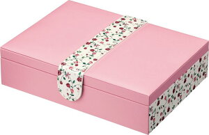 【抽選ポイント100%バック】宝石箱 フラワー ジュエリー ボックス「Lサイズ(ピンク)」/インテリア 壁掛け 額入り 額装込 風景画 油絵 ポスター アート アートパネル リビング 玄関 プレゼ