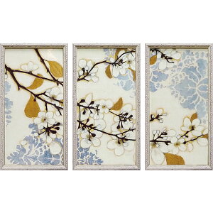 【抽選ポイント100%バック】絵画 ノーマン ワイアット ジュニア「ダマスク チェリー ブロッサム」/インテリア 額入り 額装込 風景画 油絵 ポスター アート アートパネル リビング 玄関 プレ