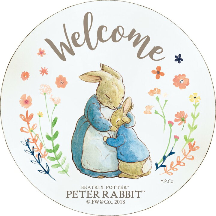 楽天市場 壁掛け ピーター ラビット 木製ウェルカムボード ピーターとおかあさん ゆうパケット 額入り 額装込 風景画 絵画 絵 壁掛け アート リビング 玄関 トイレ インテリア かわいい 壁飾り 癒やし プレゼント ギフト アートパネル ポスター Sサイズ 巣ごもり