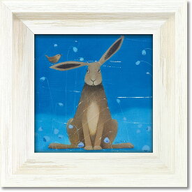絵画 アリサ ブラック「ハレベル」 インテリア 額入り 絵画 飾る うさぎ かわいい 動物 アート リビング 玄関 トイレ 壁飾り プレゼント ギフト アニマル 癒やし アート フレーム ポスター 風景 引越 新築 お祝い Sサイズ おしゃれ 壁掛け 絵