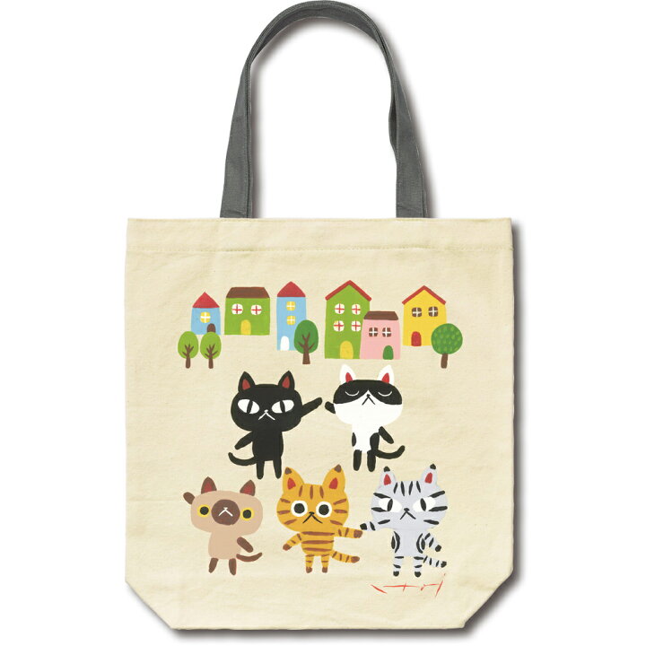 楽天市場 バッグ 糸井忠晴 コットン トートバッグ ホームズ ゆうパケット 猫 イラスト かわいい ショッピングバッグ おでかけ マイバッグ プレゼント ギフト かばん マグネットフック 布製 贈り物 動物 アニマル 手提げ Sサイズ 絵画 壁飾り 風景専門店あゆわら