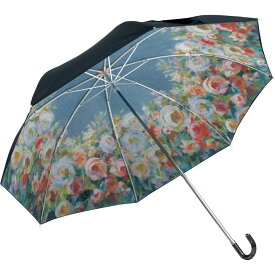 傘 折りたたみ傘（晴雨兼用） ダンフイ ナイ「ジョイオブガーデン」 雨傘 日傘 花柄 かわいい おしゃれ レディース レイングッズ 雨の日 おでかけ 4Lサイズ