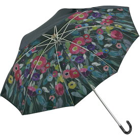傘 折りたたみ傘（晴雨兼用） シルビア ヴァシレヴァ「フェアリーテイルフラワーズ」 雨傘 日傘 花柄 かわいい おしゃれ レディース レイングッズ 雨の日 おでかけ 4Lサイズ