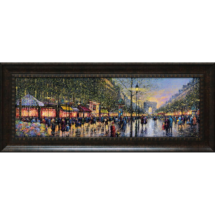 楽天市場】絵画 ギィ デサップ「シャンゼリゼ通り」 額入り 風景画 壁 