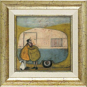 【抽選ポイント100%バック】絵画 サム トフト「我が家のように2」 ゆうパケット 額入り アート インテリア 壁に飾る かわいい 額付き モダン ギフト 御祝 プレゼント リビング 玄関 に 飾る