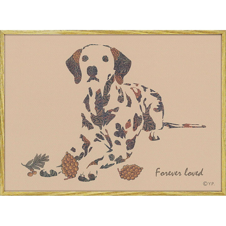 楽天市場】絵画 アニマルシルエット アート ポインターM おしゃれ  