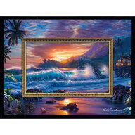 【スーパーSALE10％OFF】絵画 クリスチャン・リース・ラッセン ビッグアート「エターナル エンブレース」…
