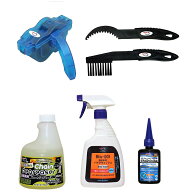 (送料無料)AZ 自転車 オールメンテナンス 5点セット チェーンルブ マルチパーパス B1-001 50ml+チェーン…