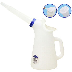 AZ オイルジョッキー 4L フタ&こし網付 オイルジョグ/オイルジョッキ/ポリジョッキ/ポリジョッキー