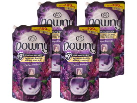Downy アジアンダウニー ミスティーク 詰め替え 1350ml x 4個セット 液体 柔軟剤 バニラの香り 濃縮タイプ 大容量