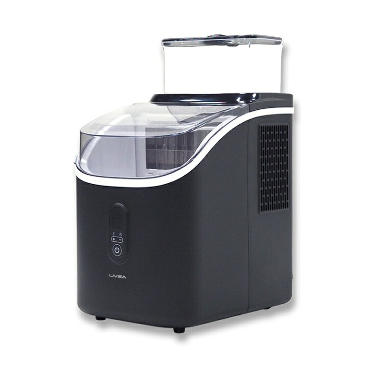 楽天市場】☆LIVZA高速製氷機キューブアイス ブラックICE-CUBE01-BK 