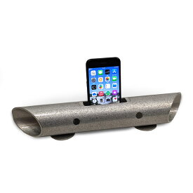 バイオンMg60　シルバースマートフォン用無電源スピーカー　（※沖縄及び離島へのお届け不可）