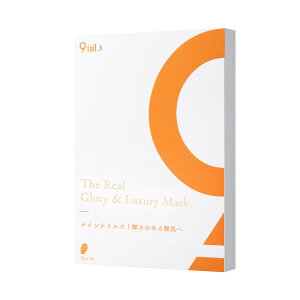 ナインテイルズ リアル グロウリー&ラグジュアリー マスク エイジングマスク フェイスマスク フェイスパック 艶 ハリしわ 小じわ 韓国 通販 1箱4枚入り