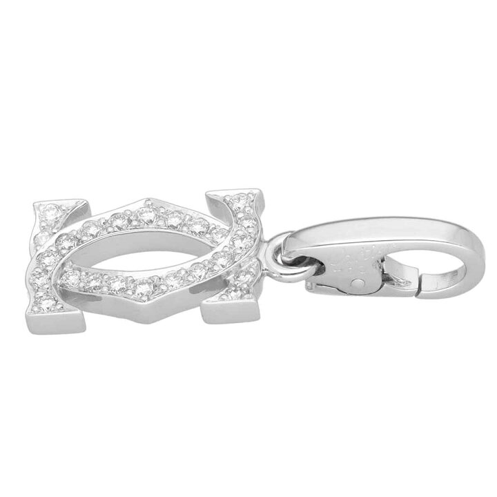 楽天市場】Cartier カルティエ ダイヤモンド 2C チャーム 証明書 750  