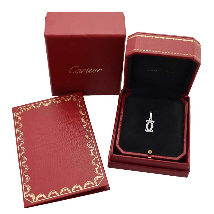 楽天市場】Cartier カルティエ ダイヤモンド 2C チャーム 証明書 750 