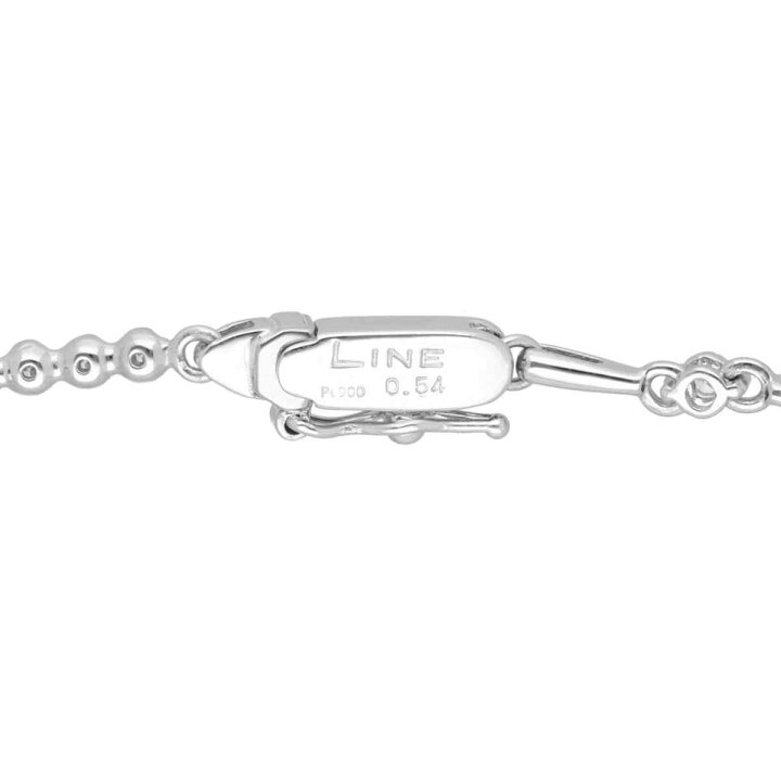 楽天市場】LINE ライン ダイヤモンド(0.54ct)ブレスレット 20cm Pt900  