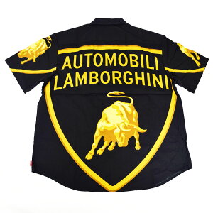 2020SS Supreme �V���v���[�� Automobili Lamborghini S/S Shirt �����{���M�[�j �V���c �~�f�B�A���T�C�Y 100%�R�b�g���y���������z 32280411