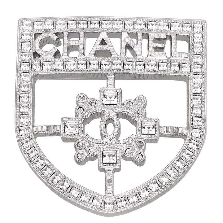 楽天市場】CHANEL シャネル ロゴ エンブレム ブローチ B18V ライン 