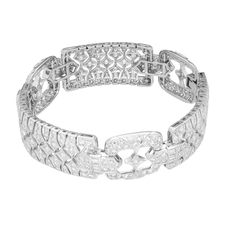 楽天市場】ダイヤモンド(7.57ct)デザイン ブレスレット 16.5cm Pt900 