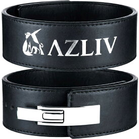 【王道設計レバーアクション】AZLIV レバーベルト LEX Standard スタンダード 10mm レバーアクションベルト トレーニングベルト アズリブ パワーベルト 筋トレベルト ジムベルト リフティングベルト 腰ベルト レザー 革 レバー ジム 筋トレ ウエイトトレーニング