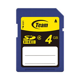 Team【チーム】SDHCカード 4GB class4　インデックスラベル／TG004G0SD24I