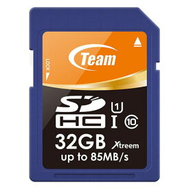 Team【チーム】SDHCカード 32GB class10 UHS-I対応／TG032G0SD3FT【JAN　4571381791482】