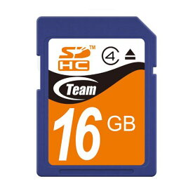 Team【チーム】SDHCカード 16GB class4／TG016G0SD24X【JAN　4580209531469】