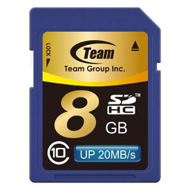 Team【チーム】SDHCカード 8GB class10／TG008G0SD28K【JAN　4571381790683】