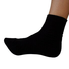 転倒予防靴下アガルーノ　ブラック（23～24cm）