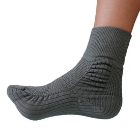 転倒予防靴下アガルーノ　グレー（23～24cm）