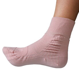転倒予防靴下アガルーノ　ピンク（24～25cm）