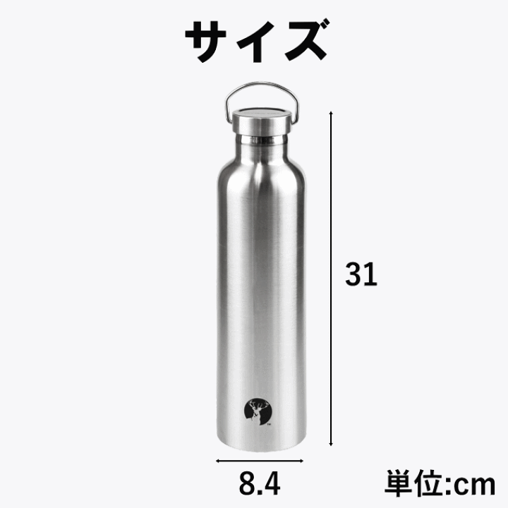 SUPOR ステンレス製水筒 グリーン