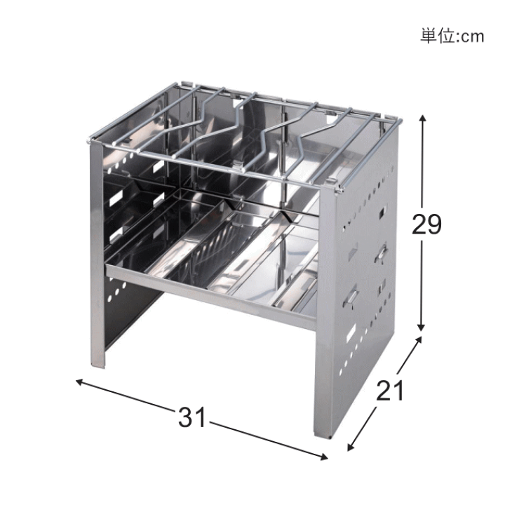 楽天市場】＼本日ポイント5倍／焚き火台 折りたたみ式