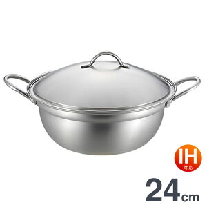 XeX 񂹁Eԓ 24cm IHΉ[KX΂OK] { YS-100 Ԃ 񂹓 XeX I[MΉ IH