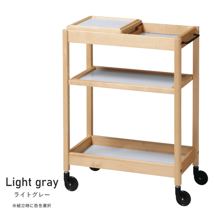 楽天市場】キッチンワゴン 天板付き キャスター付き 北欧 スリム