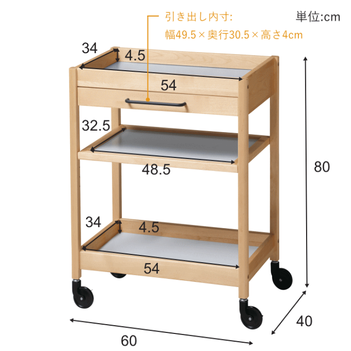 楽天市場】キッチンワゴン 天板付き キャスター付き 北欧 幅40cm 楽天市場】キッチンワゴン 天板付き キャスター付き 北欧 幅40cm