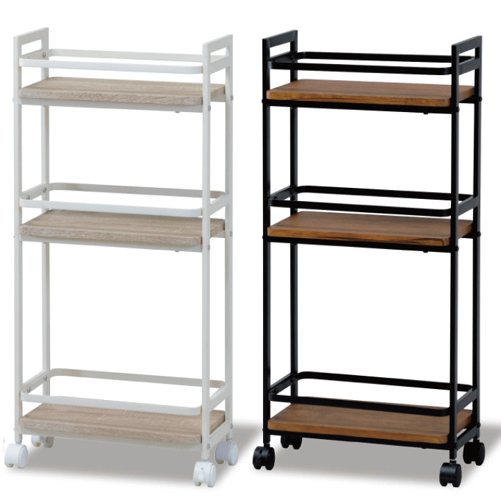 楽天市場】＼本日ポイント5倍／スリム ワゴン キャスター付き 20cm 3段