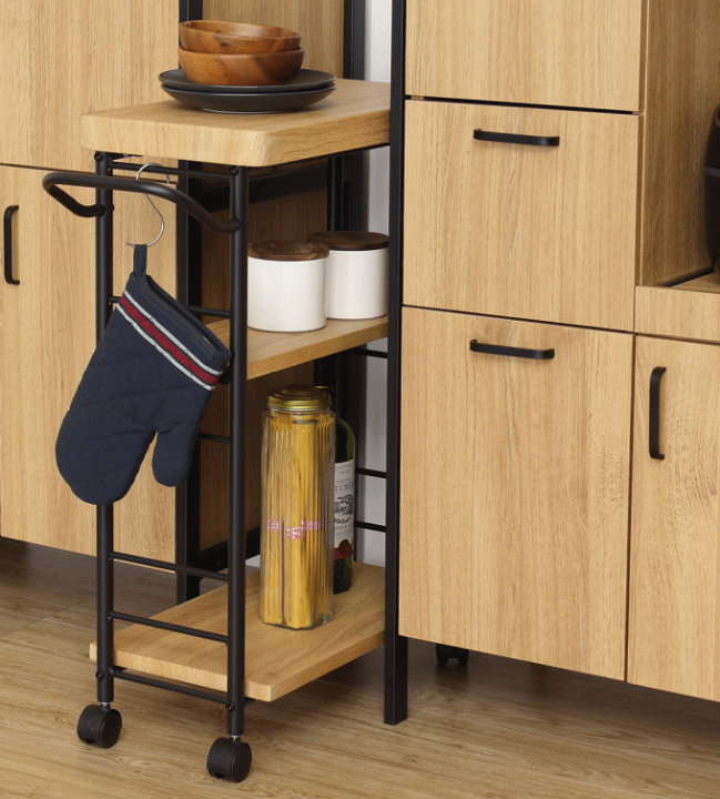 楽天市場】＼本日ポイント5倍／ワゴン キャスター付き スリム 3