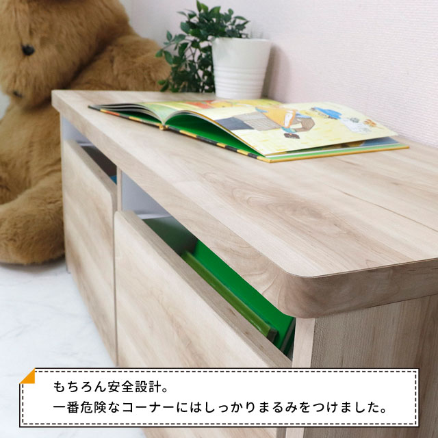 楽天市場】おもちゃ収納ベンチ おもちゃ箱 机 ベンチ テーブル 木製 