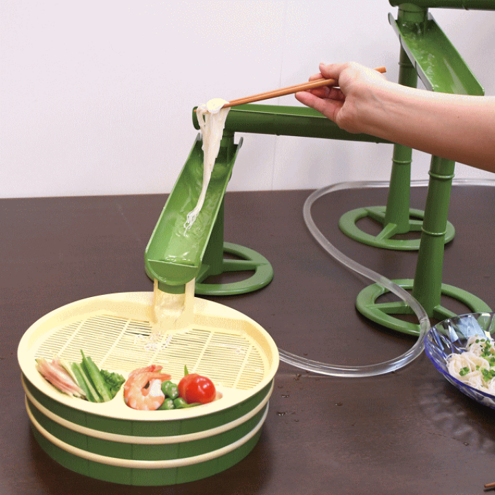 楽天市場】＼本日ポイント5倍／そうめん流し器 竹 流しそうめん機 卓上